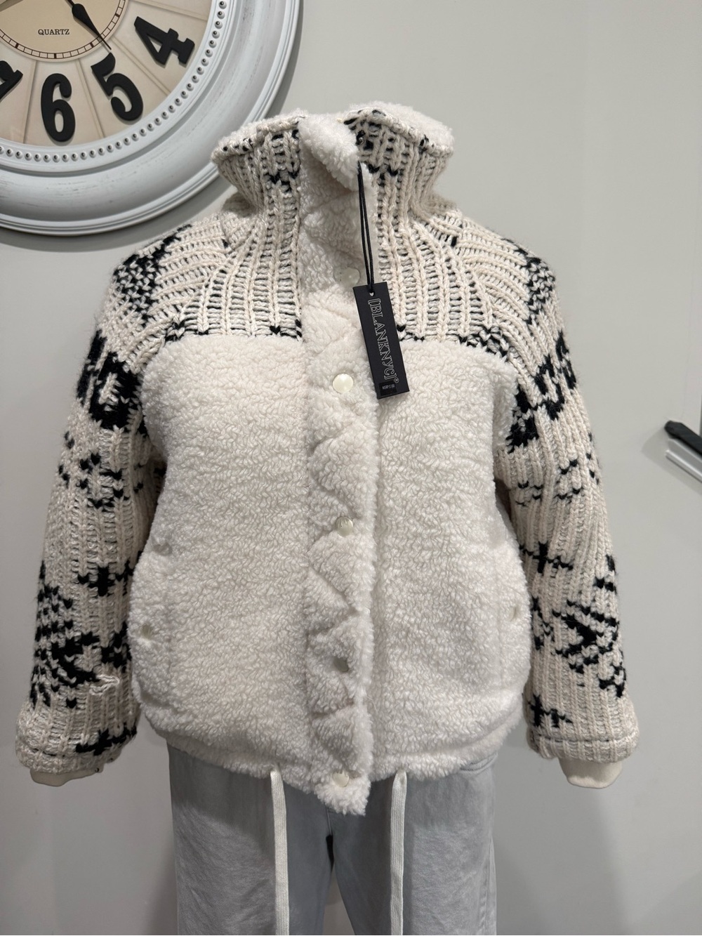 New BLANKNYC Feeling Cozy Jacket womens size small